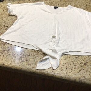 Very Feminine White Blouse